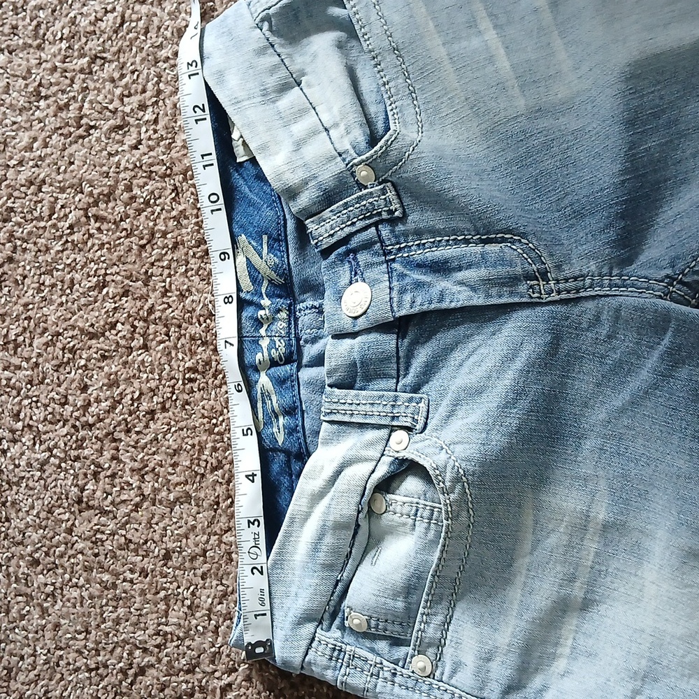 Seven7 Rocker Slim Light Wash Jeans Size 6 - Picture 13 of 16